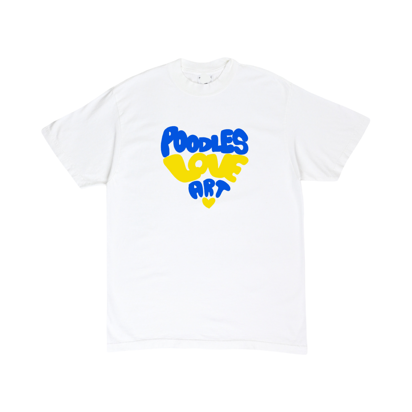 Poodles Love Art Crop & Tee