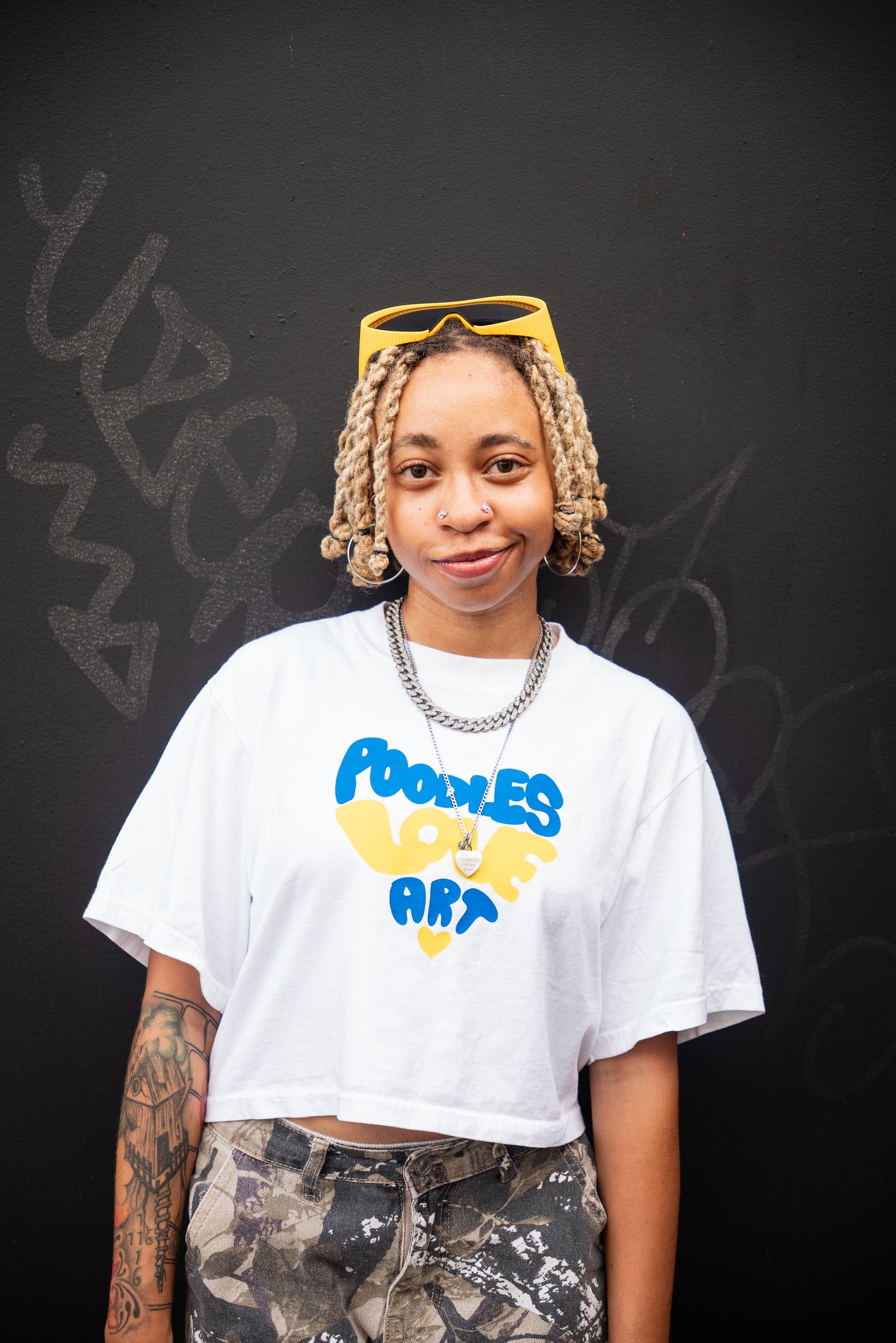 Poodles Love Art Crop & Tee