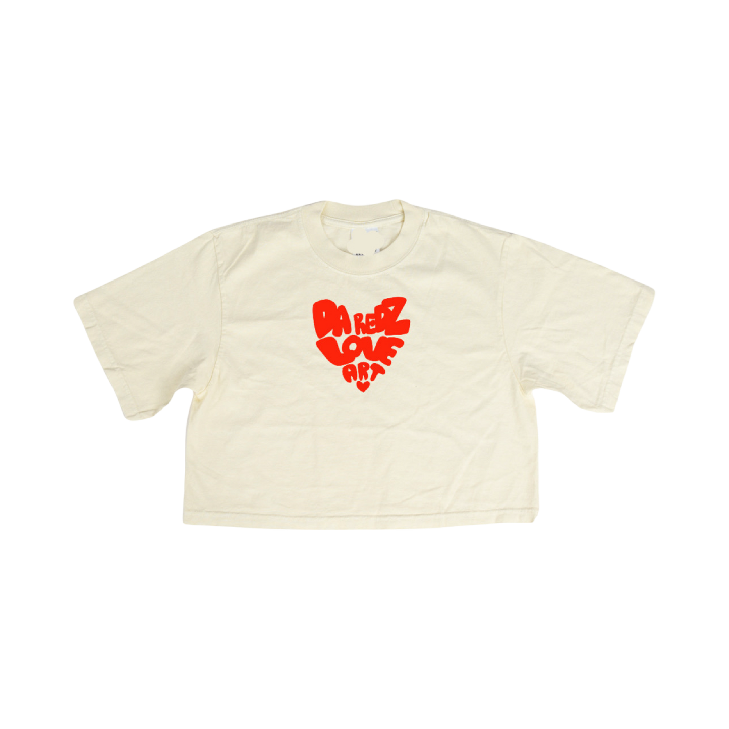 Da Redz Love Art Crop & Tee