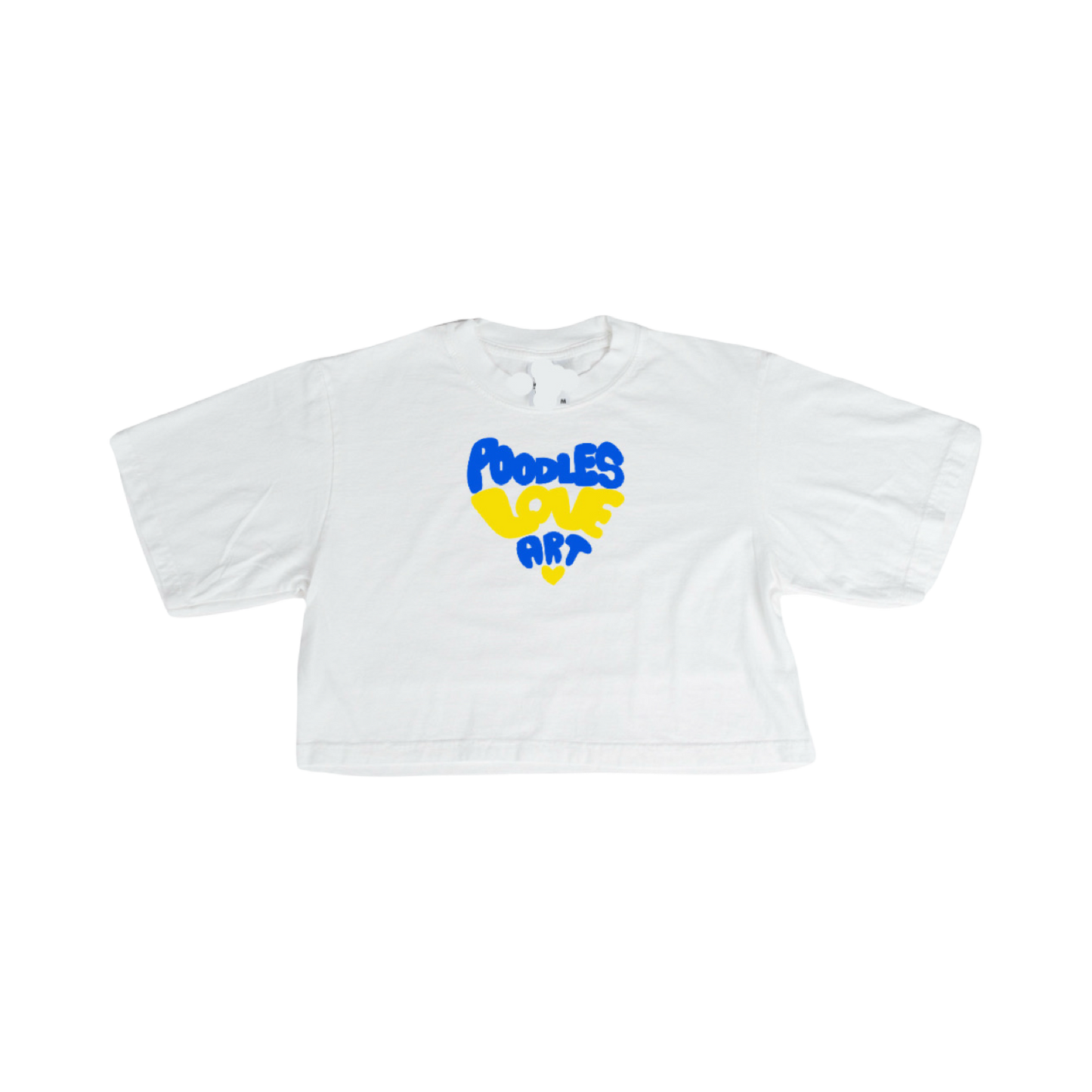 Poodles Love Art Crop & Tee