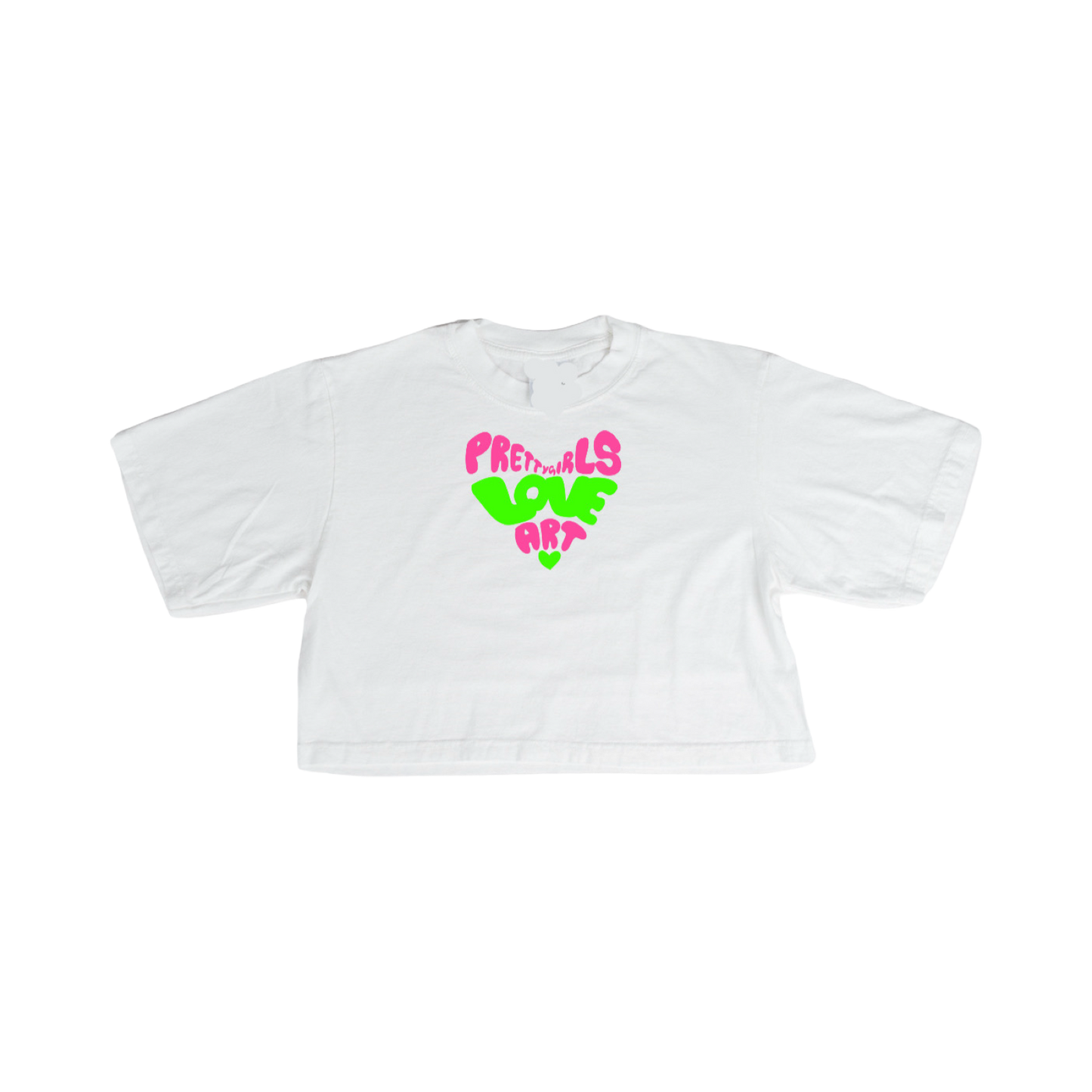 Pretty Girls Love Art Crop & Tee